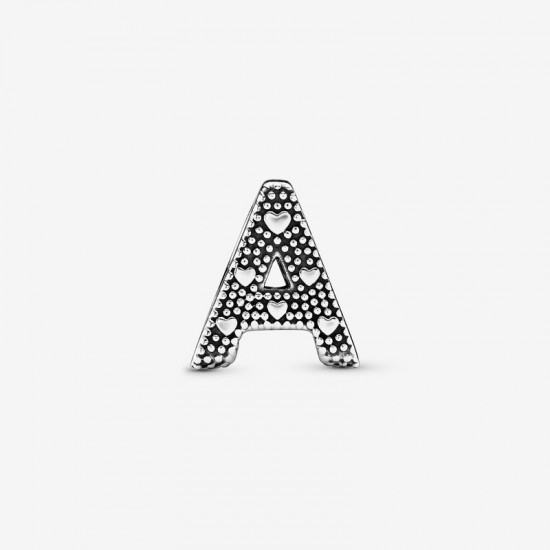 Pandora Charm Alphabet Lettre A & Pandora Bijoux Soldes